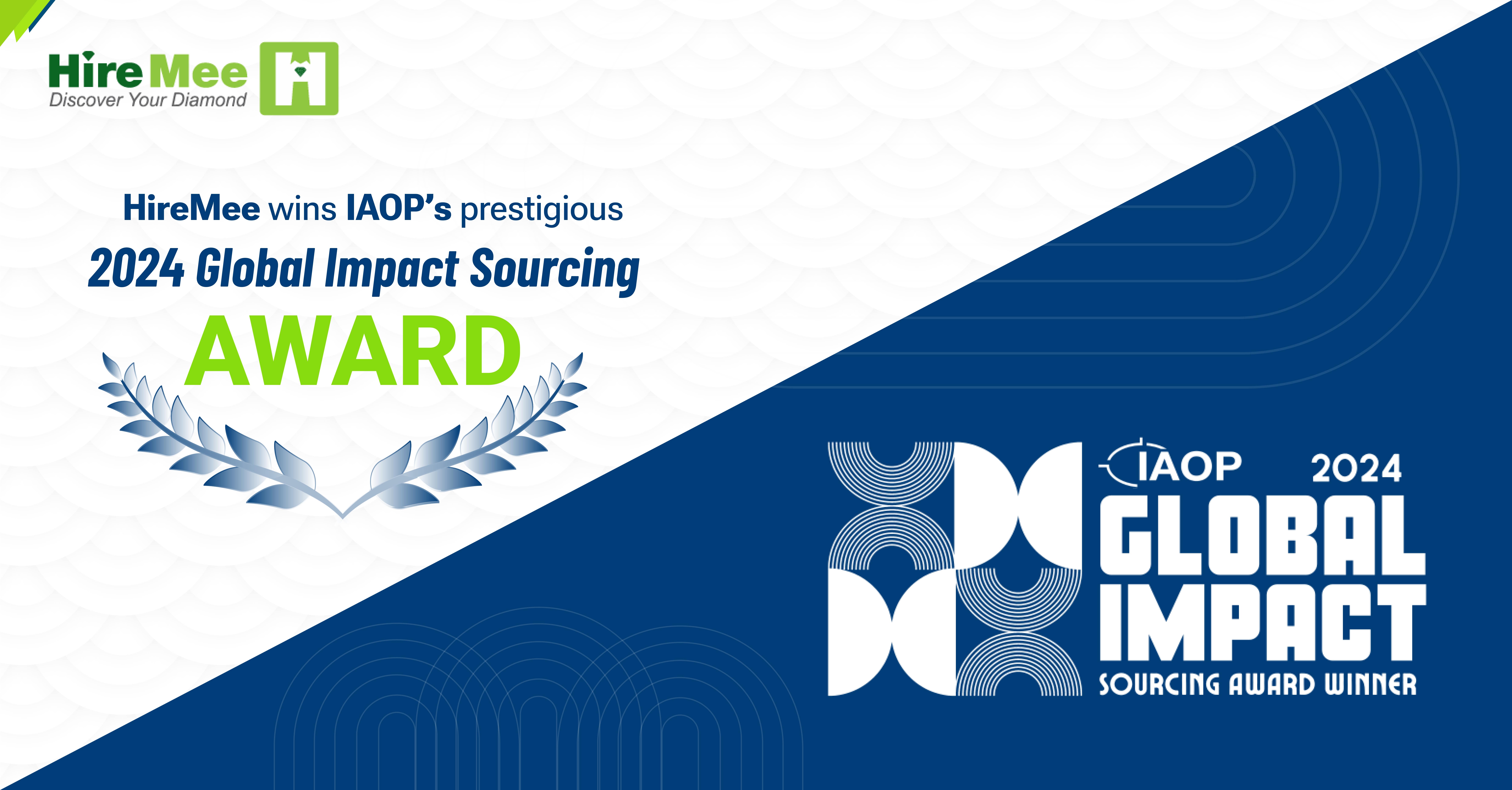 HireMee Wins IAOP’s Prestigious 2024 Global Impact Sourcing Award